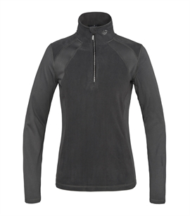 Kingsland Rishi Ladies 1/2 Zip Fleece - Grey Pinstripe